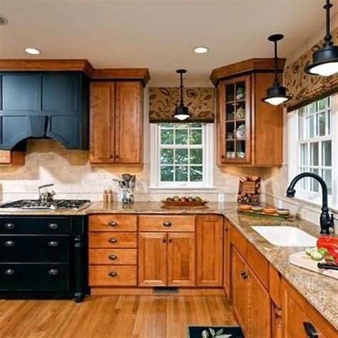 black stainless steel appliances with honey oak cabinets|honey oak cabinet wall paint.